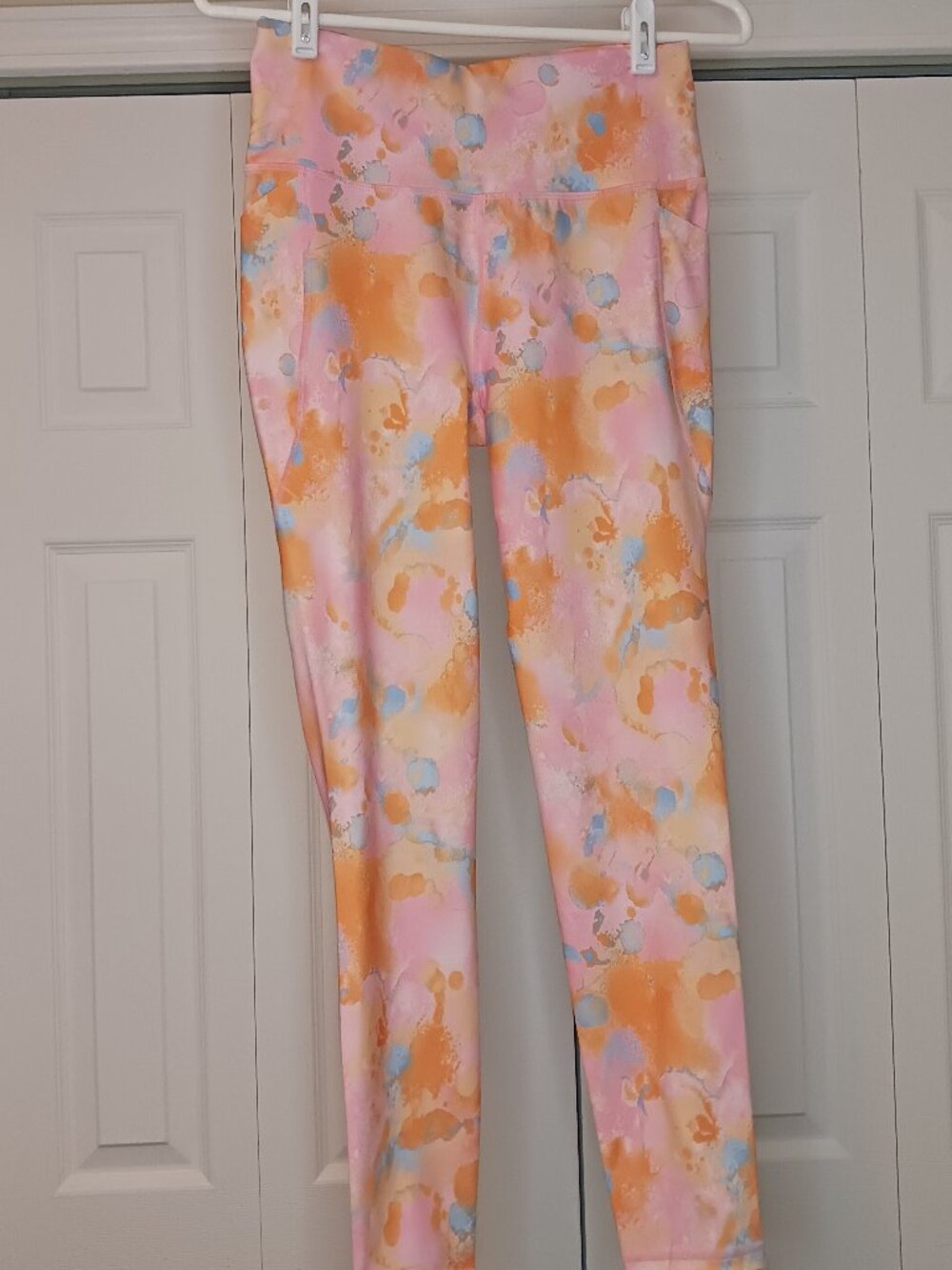 #84  - NWT Ideology Orange/Pink Leggings Size S